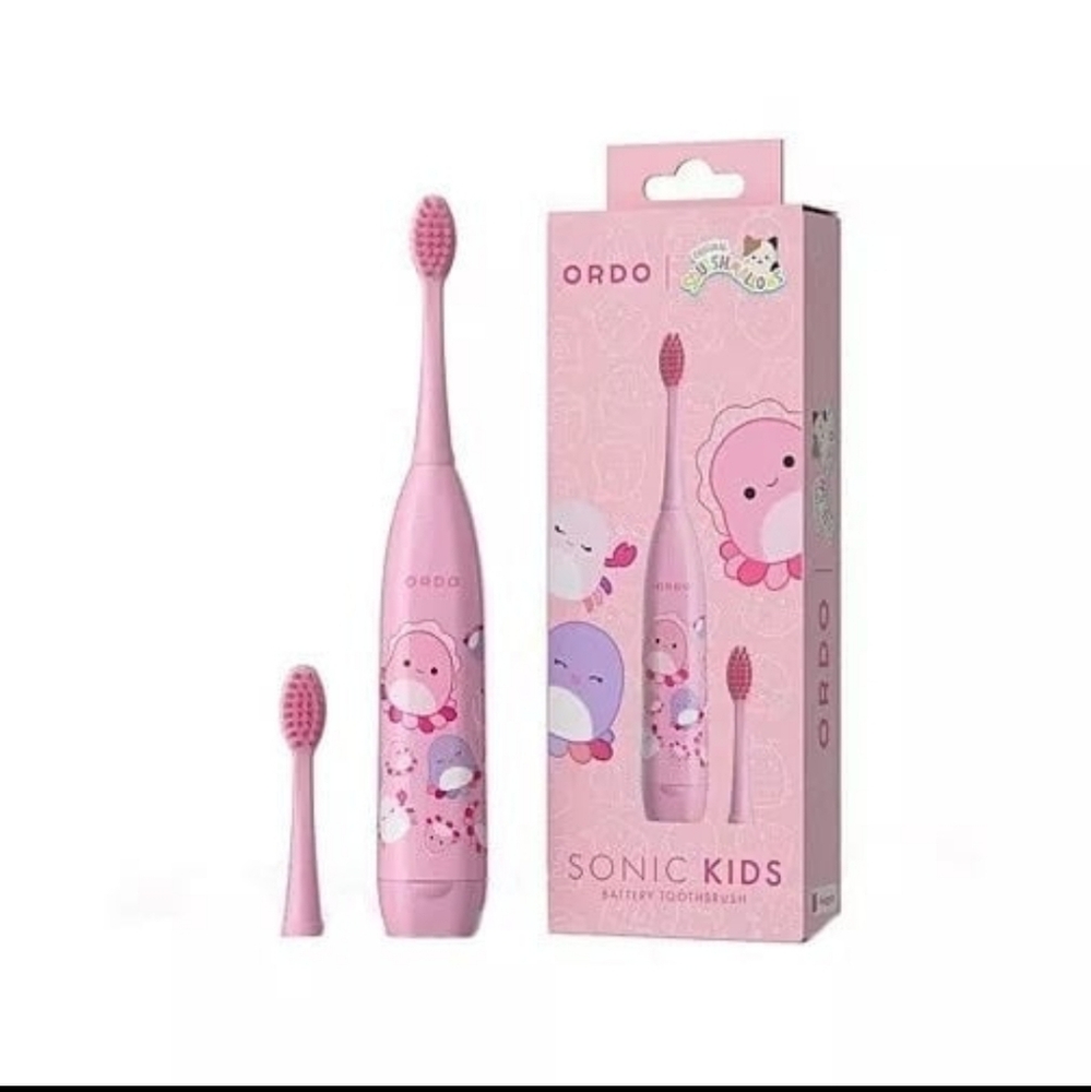 Ordo Sonic Kids Toothbrush - AUGGIE - Pink Original Squishmallows